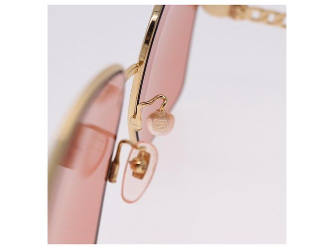 Gafas de sol GUCCI metal Gold Tone Auth 204164M - vista 15