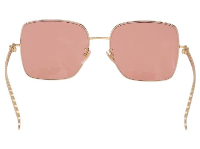 Gafas de sol GUCCI metal Gold Tone Auth 204164M - vista 2