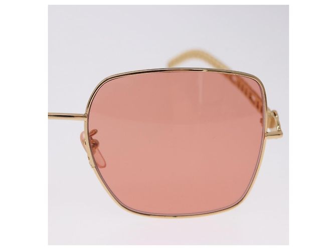 Gafas de sol GUCCI metal Gold Tone Auth 204164M - vista 4