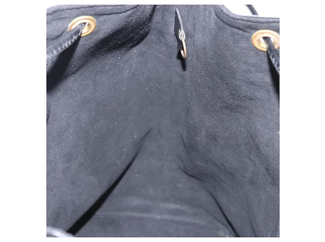 LOUIS VUITTON Borsa a tracolla Epi Noe Nera M44002 LV Auth 201222V Nero - vista 24