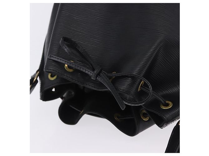 LOUIS VUITTON Borsa a tracolla Epi Noe Nera M44002 LV Auth 201222V Nero - vista 6