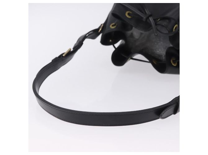 LOUIS VUITTON Borsa a tracolla Epi Noe Nera M44002 LV Auth 201222V Nero - vista 7