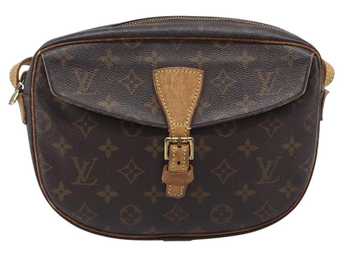 Borsa a tracolla LOUIS VUITTON Monogram Jeune Fille MM M51226 LV Auth ar14230 Monogramma - vista 13