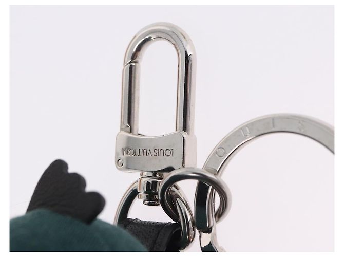 LOUIS VUITTON MADE NIGO LV Squared Porte Cre Duck Charm MP3222 LV Auth 167612SM Argento Verde - vista 14