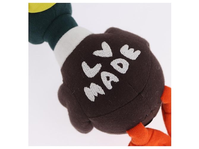 LOUIS VUITTON MADE NIGO LV Squared Porte Cre Duck Charm MP3222 LV Auth 167612SM Argento Verde - vista 4