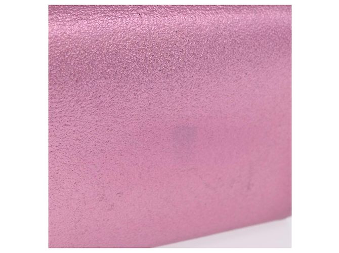 Autre Marque SAINT LAURENT Borsa a tracolla con catena in pelle Rosa Tono Oro Auth ka6239M - vista 3