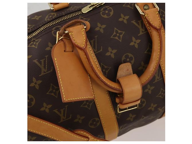 LOUIS VUITTON Monogram Keepall Bandouliere 45 Borsa Boston M41418 LV Auth 199045A Monogramma - vista 20