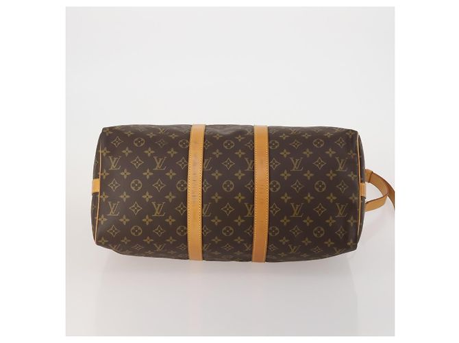 LOUIS VUITTON Monogram Keepall Bandouliere 45 Borsa Boston M41418 LV Auth 199045A Monogramma - vista 5