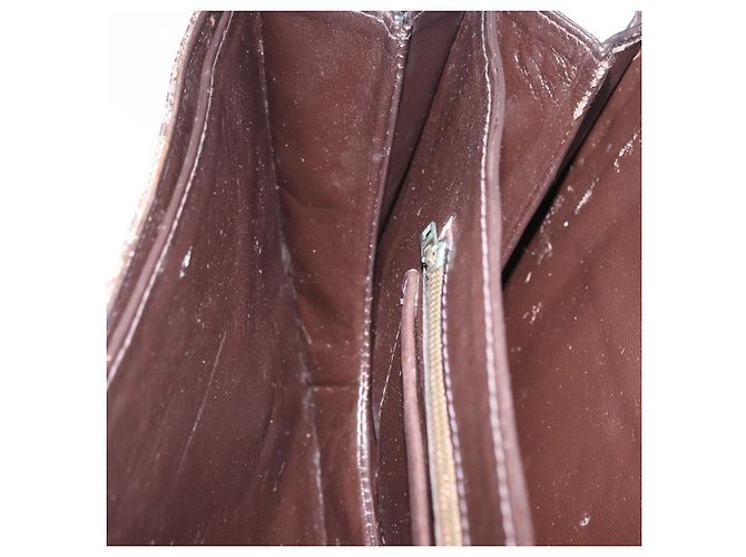 Céline Borsa a mano CELINE C Sulky Canvas Beige Gold Auth 204372 D'oro - vista 25