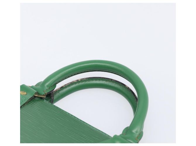 LOUIS VUITTON Epi Sac Triangle Hand Bag Green M52094 LV Auth 204080 Verde - vista 14