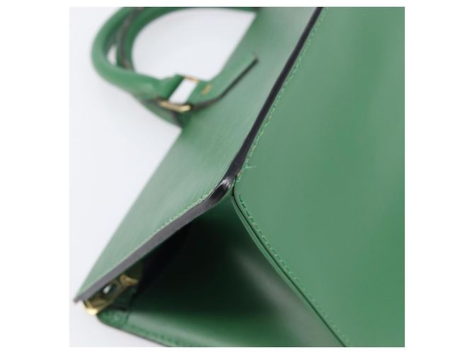 LOUIS VUITTON Epi Sac Triangle Hand Bag Green M52094 LV Auth 204080 Verde - vista 15