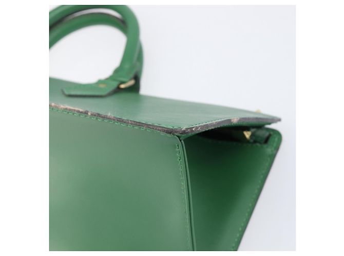 LOUIS VUITTON Epi Sac Triangle Hand Bag Green M52094 LV Auth 204080 Verde - vista 16