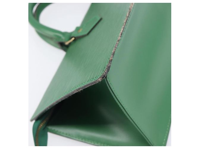 LOUIS VUITTON Epi Sac Triangle Hand Bag Green M52094 LV Auth 204080 Verde - vista 17