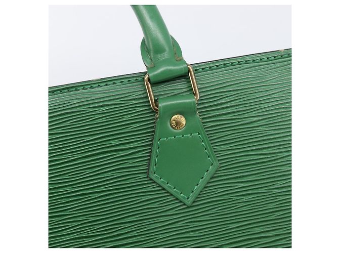 LOUIS VUITTON Epi Sac Triangle Hand Bag Green M52094 LV Auth 204080 Verde - vista 19