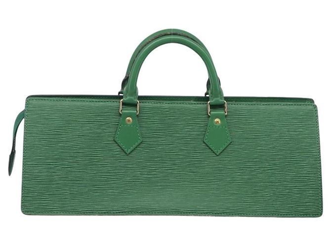 LOUIS VUITTON Epi Sac Triangle Hand Bag Green M52094 LV Auth 204080 Verde - vista 2