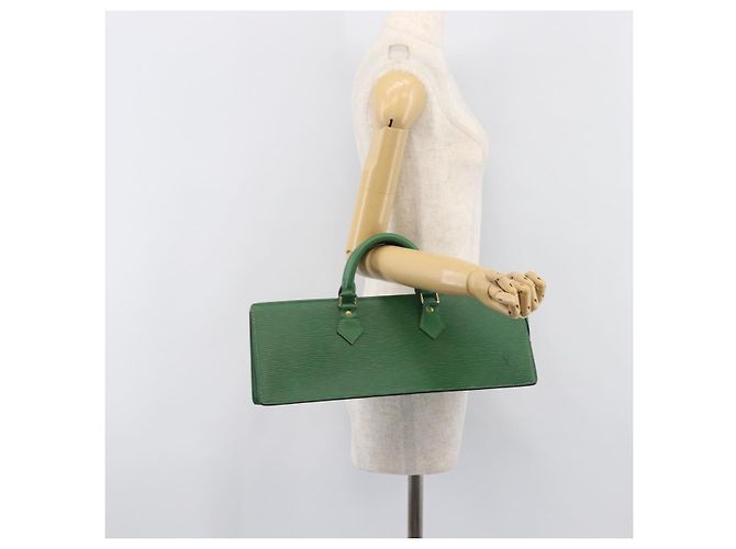 LOUIS VUITTON Epi Sac Triangle Hand Bag Green M52094 LV Auth 204080 Verde - vista 23