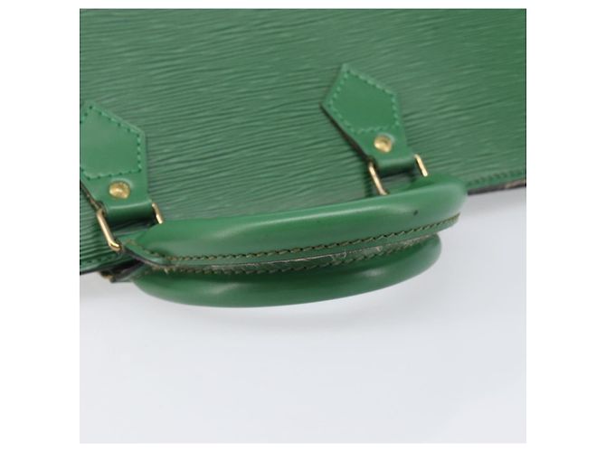 LOUIS VUITTON Epi Sac Triangle Hand Bag Green M52094 LV Auth 204080 Verde - vista 7