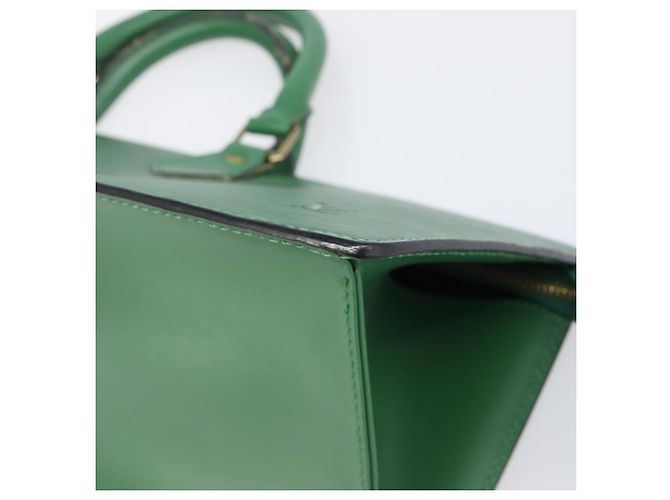 LOUIS VUITTON Epi Sac Triangle Hand Bag Green M52094 LV Auth 204080 Verde - vista 9