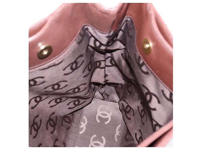 Bolso Tote CHANEL de cuero marrón detalles dorados CC Auth 204638V Castaño - vista 18