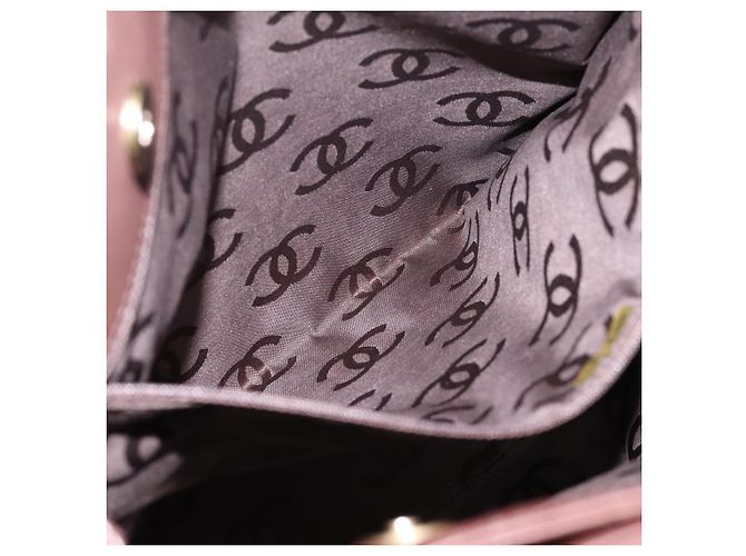 Bolso Tote CHANEL de cuero marrón detalles dorados CC Auth 204638V Castaño - vista 21