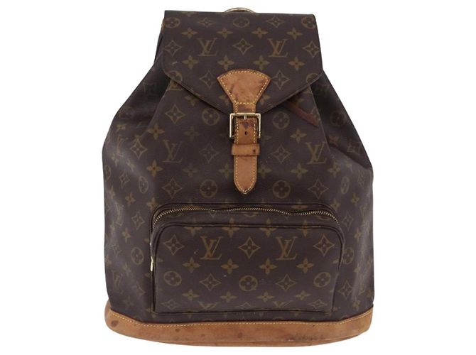 Zaino LOUIS VUITTON Monogram Montsouris GM M51135 LV Auth 196867 Monogramma - vista 13