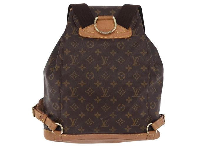 Zaino LOUIS VUITTON Monogram Montsouris GM M51135 LV Auth 196867 Monogramma - vista 2