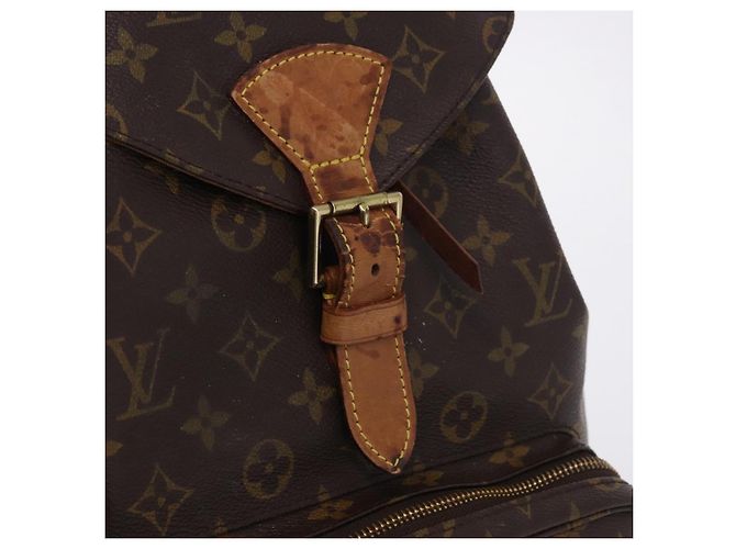 Zaino LOUIS VUITTON Monogram Montsouris GM M51135 LV Auth 196867 Monogramma - vista 20