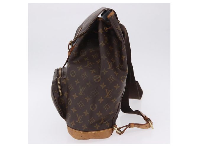 Zaino LOUIS VUITTON Monogram Montsouris GM M51135 LV Auth 196867 Monogramma - vista 3