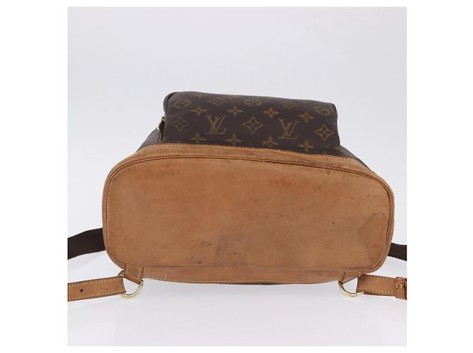 Zaino LOUIS VUITTON Monogram Montsouris GM M51135 LV Auth 196867 Monogramma - vista 5