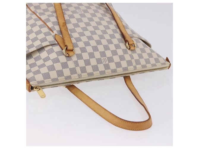 Saco Tote LOUIS VUITTON Damier Azur Totally MM N51262 LV Auth 204356 - vista 14