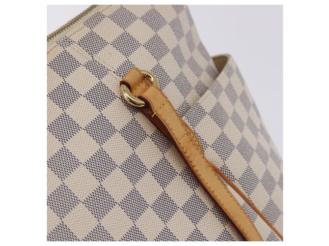 Saco Tote LOUIS VUITTON Damier Azur Totally MM N51262 LV Auth 204356 - vista 16