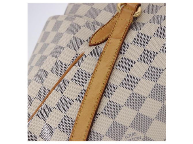 Saco Tote LOUIS VUITTON Damier Azur Totally MM N51262 LV Auth 204356 - vista 9