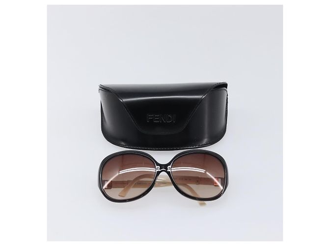 Gafas de sol FENDI Plástico Blanco Tono Dorado Auth BA15591 - vista 12