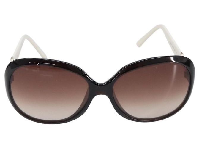 Gafas de sol FENDI Plástico Blanco Tono Dorado Auth BA15591 - vista 13