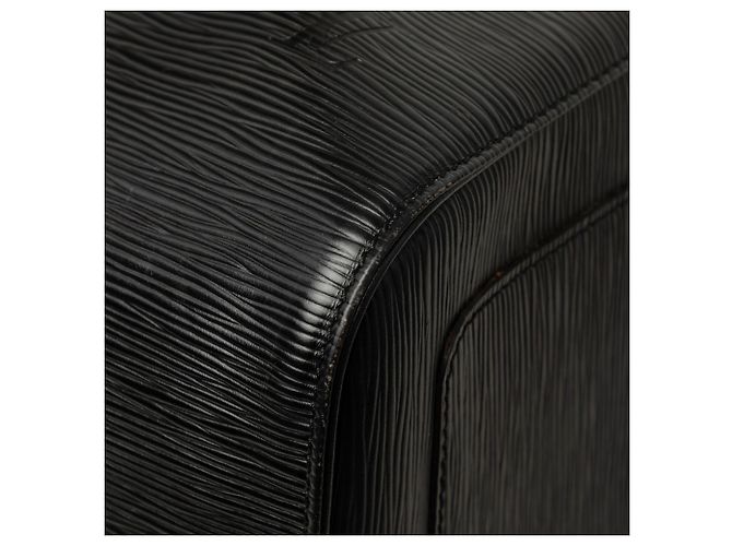 Mala de Viagem Louis Vuitton Epi Keepall 60 Preta Preto - vista 7