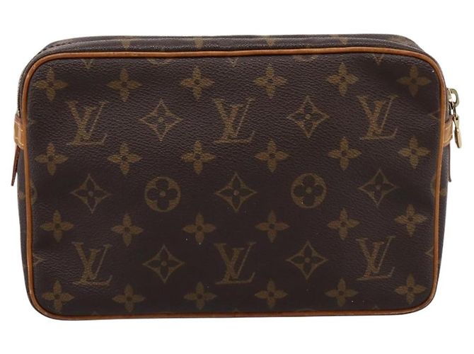 LOUIS VUITTON Monogram Compiegne 23 Clutch Bag M51847 LV Auth 205162 Monograma - vista 2