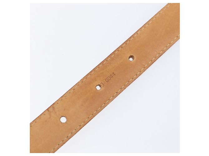 LOUIS VUITTON Monogram Multicolor Ceinture Carre Belt White M9272 Auth BA15567 Weiß - Ansicht 14