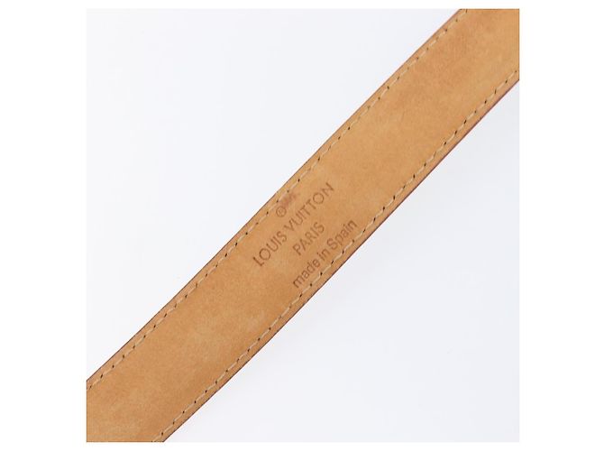 LOUIS VUITTON Monogram Multicolor Ceinture Carre Belt White M9272 Auth BA15567 Weiß - Ansicht 15
