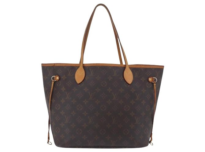 Borsa Tote LOUIS VUITTON Monogram Neverfull MM M40156 LV Auth 204720 Monogramma - vista 2
