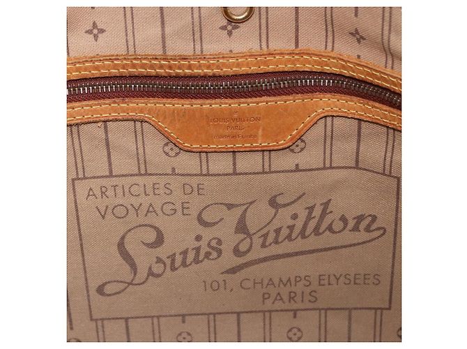 Borsa Tote LOUIS VUITTON Monogram Neverfull MM M40156 LV Auth 204720 Monogramma - vista 27