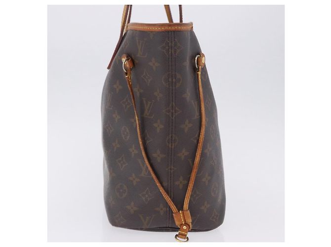 Borsa Tote LOUIS VUITTON Monogram Neverfull MM M40156 LV Auth 204720 Monogramma - vista 3