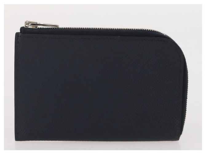 Hermès HERMES Combine Remix Duo Dogon Pouch Leather Black Silver Auth 204779M Nero Argento - vista 21