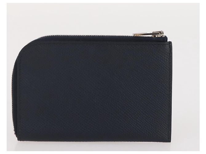 Hermès HERMES Combine Remix Duo Dogon Pouch Leather Black Silver Auth 204779M Nero Argento - vista 22