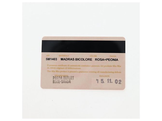 Carteira Miu Miu em couro rosa autêntica BA15726V - vista 11