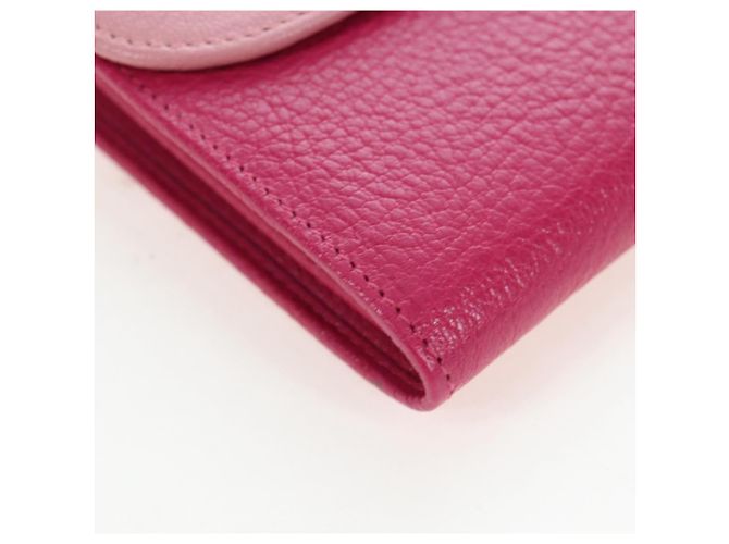 Carteira Miu Miu em couro rosa autêntica BA15726V - vista 14