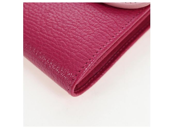 Carteira Miu Miu em couro rosa autêntica BA15726V - vista 15