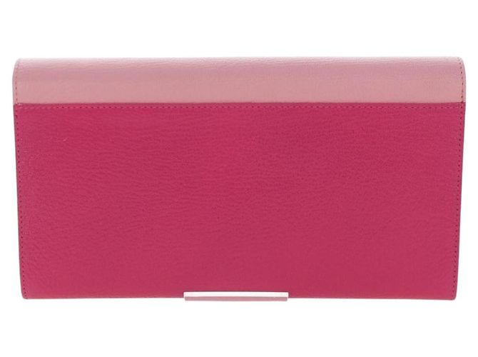 Carteira Miu Miu em couro rosa autêntica BA15726V - vista 2
