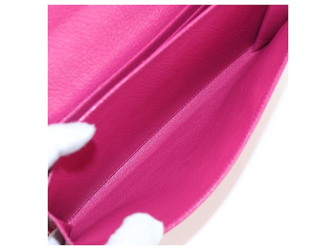 Carteira Miu Miu em couro rosa autêntica BA15726V - vista 21