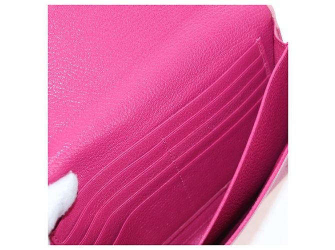 Carteira Miu Miu em couro rosa autêntica BA15726V - vista 23