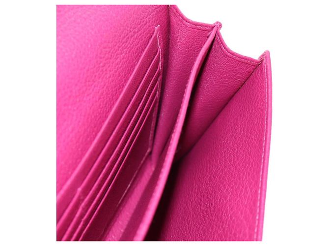 Carteira Miu Miu em couro rosa autêntica BA15726V - vista 24